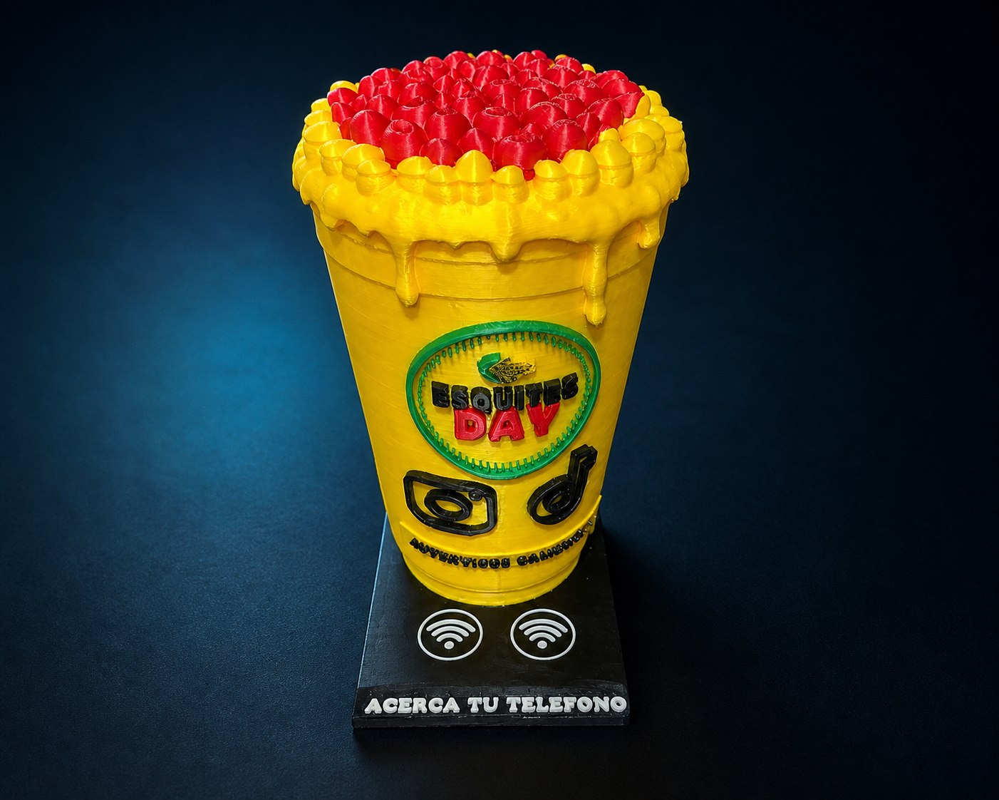 Display especial totalmente impreso en 3D con sistema NFC integrado